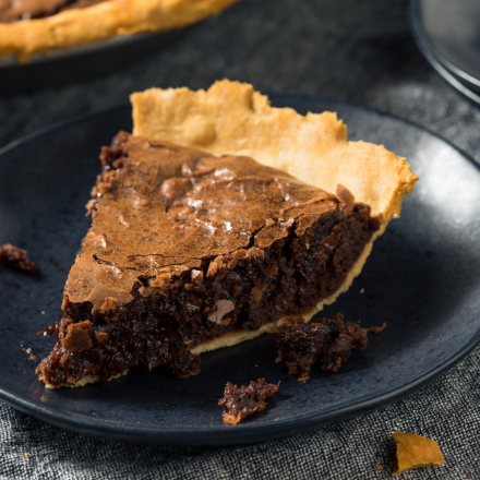 Chokolade- og vaniljepie