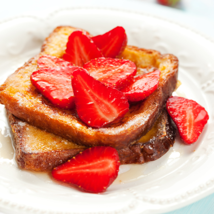 Jordbr-vanilje-brd med mandelglasur  saftigt og sdt