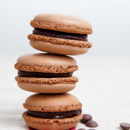 Macaron-tårn (ca. 60 skaller / 30 macarons)