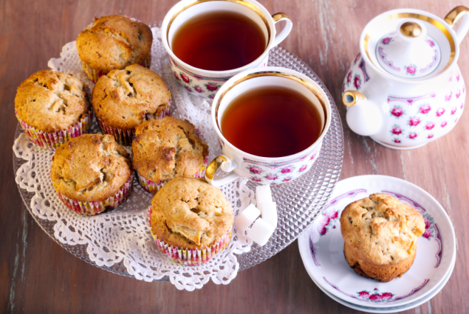 ble muffins med vanilje