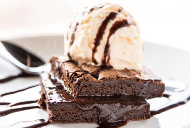 Chokoladekage med vanilje