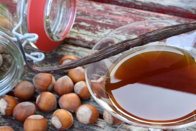 Sprde vanilje-hasselnddeknas