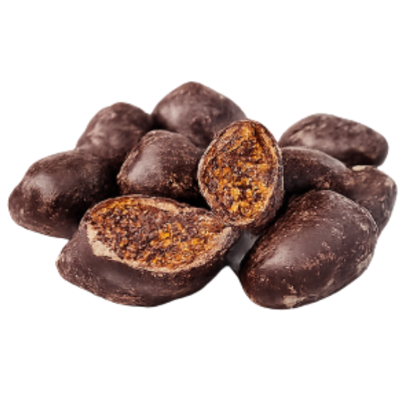 Fyldte m�rk chokolade m/ figner