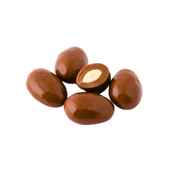 kologiske ristet mandler med mlkechokolade