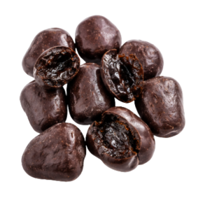  Svesker med m�rk chokolade